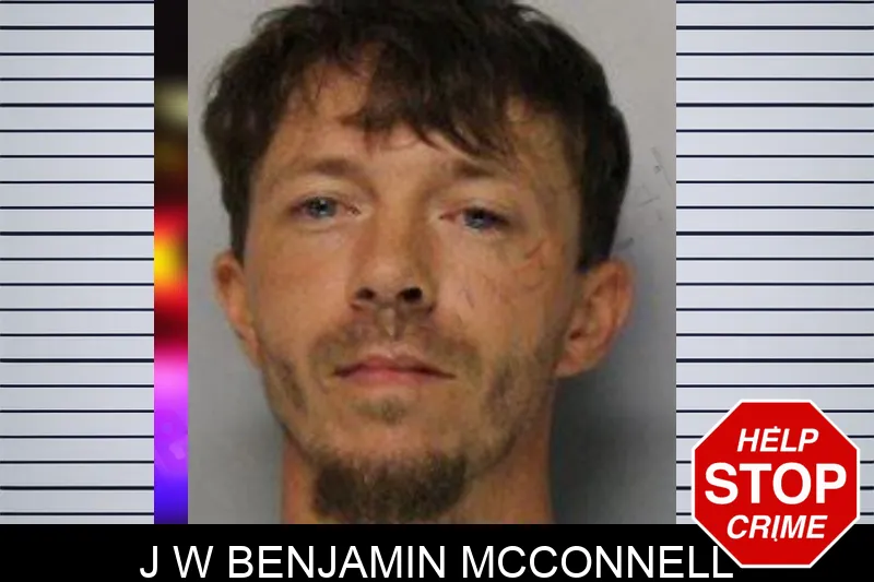 J W Benjamin McConnell mugshot