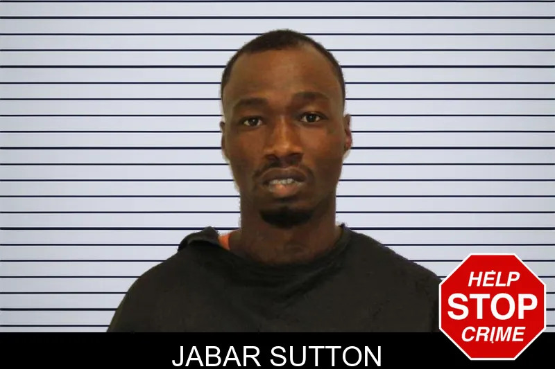Jabar Sutton mugshot