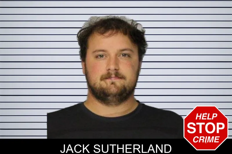 Jack Sutherland mugshot