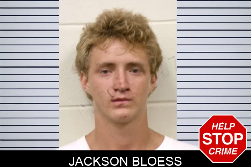 Jackson Bloess mugshot