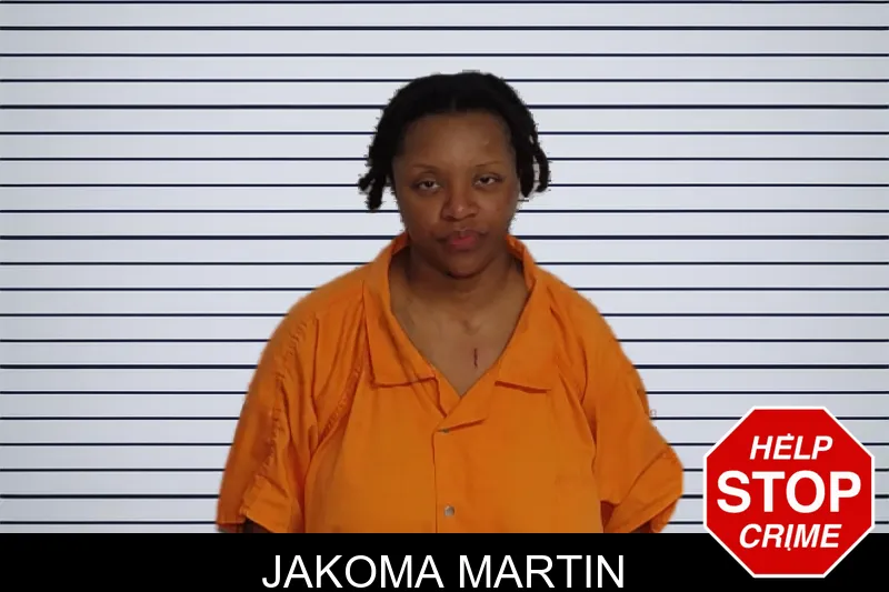 Jakoma Martin mugshot