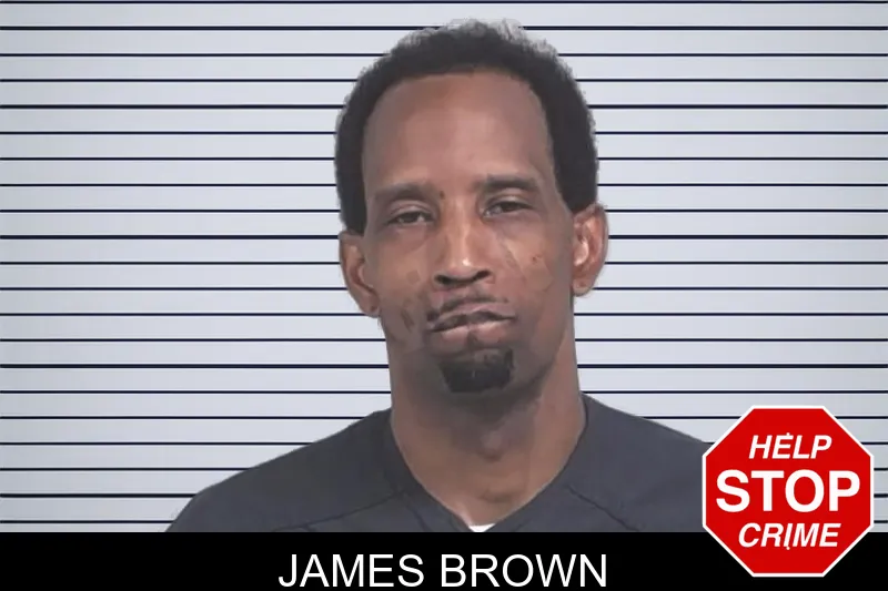 James Brown mugshot