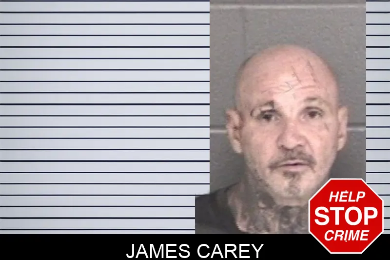 James Carey mugshot