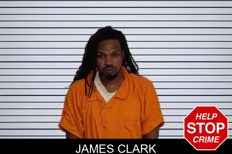 James Clark mugshot