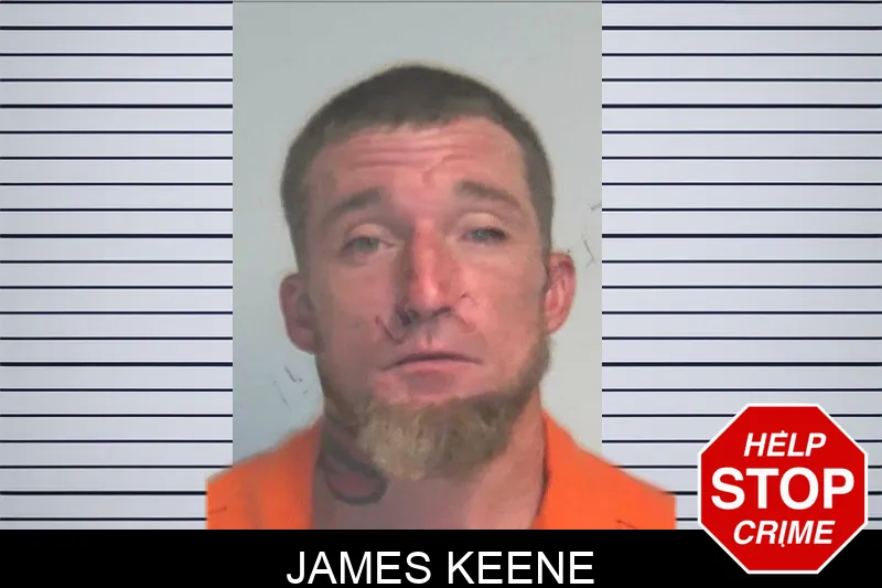 James Keene mugshot