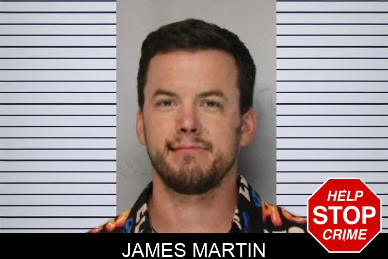 James Martin mugshot