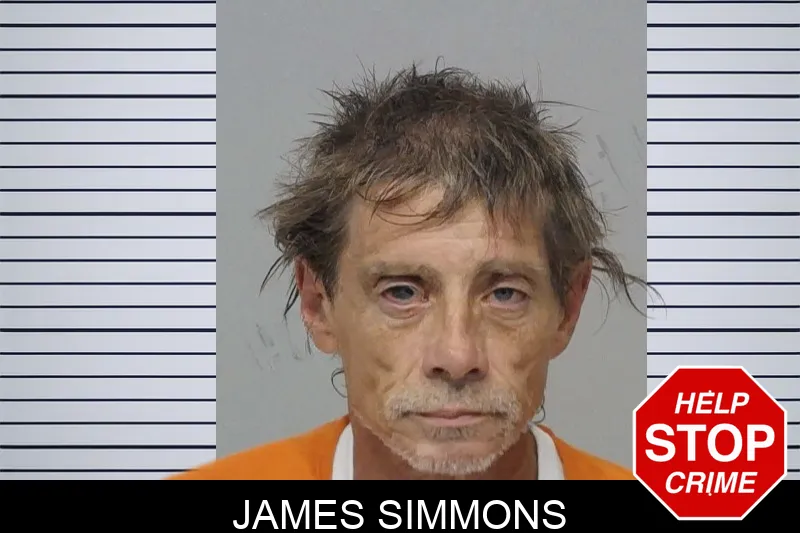 James Simmons mugshot