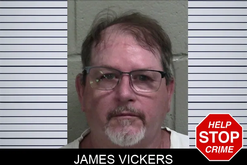 James Vickers mugshot