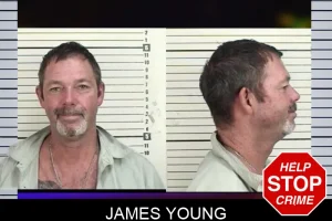 James Young mugshot