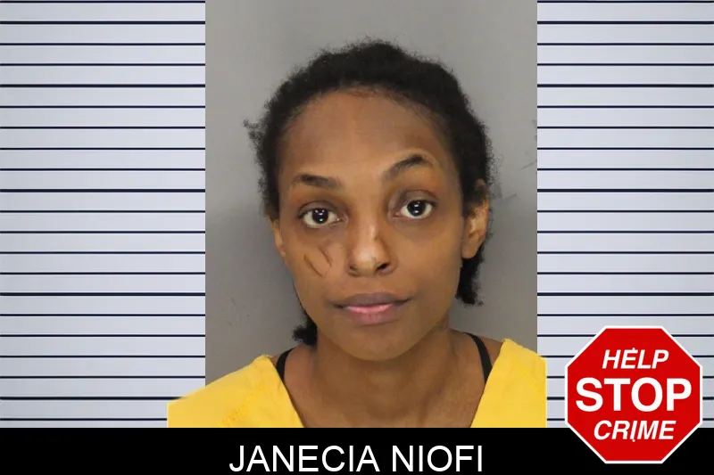 Janecia Niofi mugshot