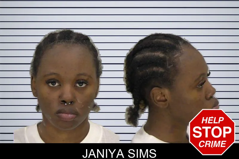 Janiya Sims mugshot