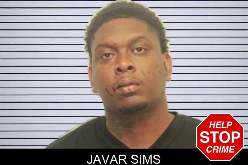 Javar Sims mugshot