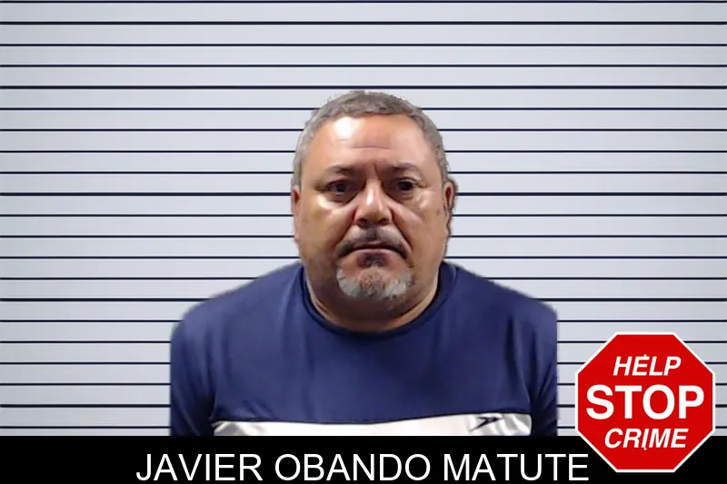 Javier Obando Matute mugshot