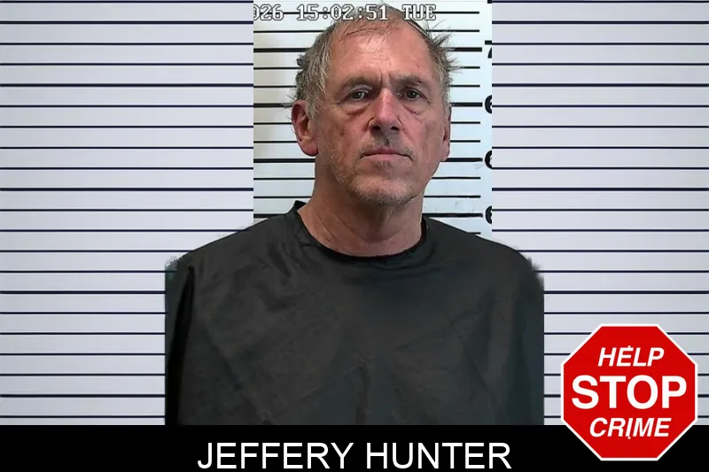 Jeffery Hunter mugshot