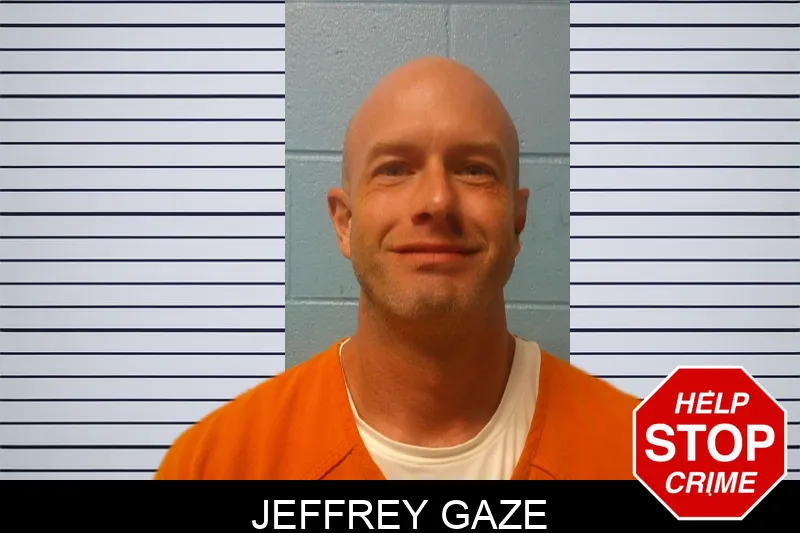 Jeffrey Gaze mugshot