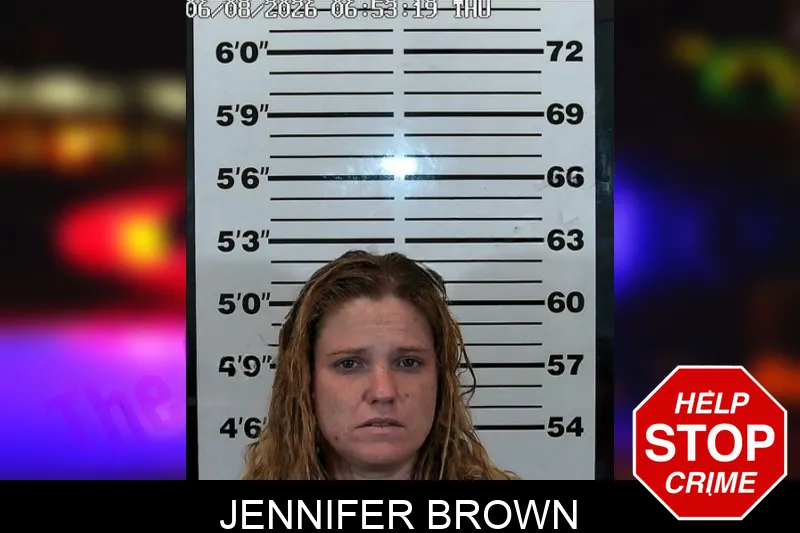 Jennifer Brown mugshot – Hart County , Georgia Jennifer Brown mugshot