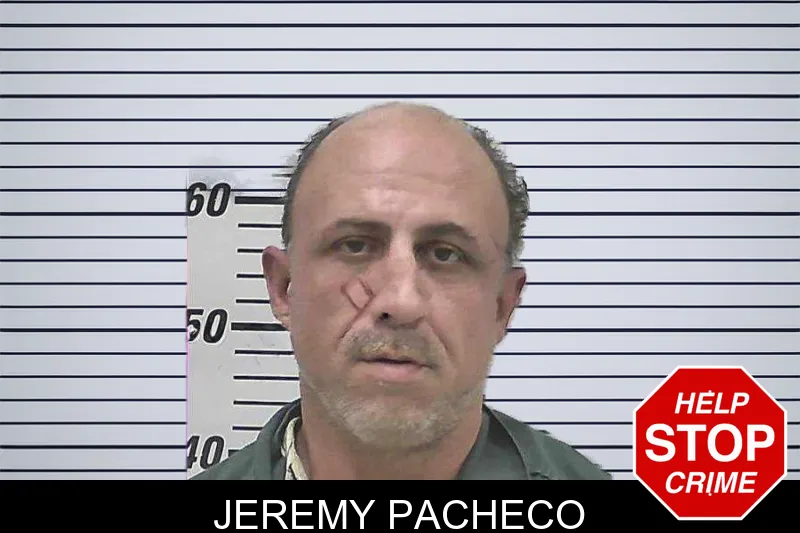 Jeremy Pacheco mugshot