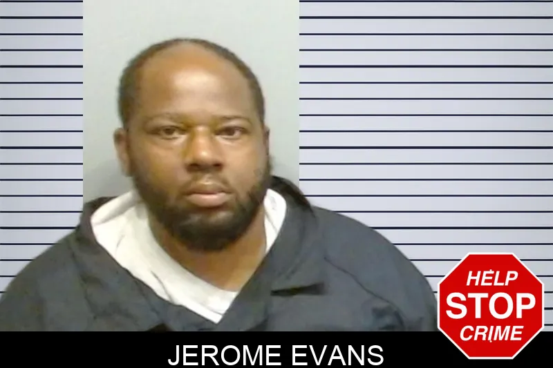 Jerome Evans mugshot