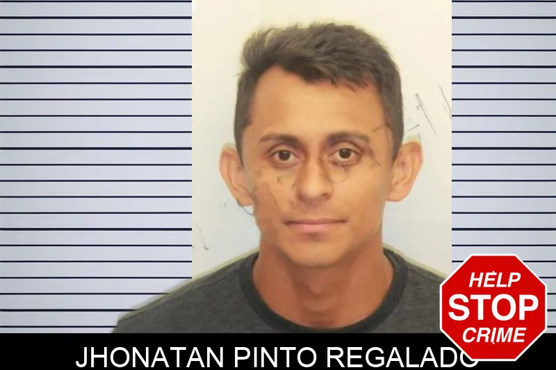 Jhonatan Pinto Regalado mugshot
