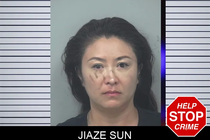 Jiaze Sun mugshot