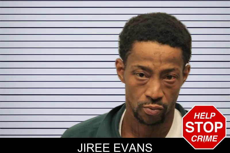 Jiree Evans mugshot