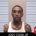 Jody Cook Jr mugshot