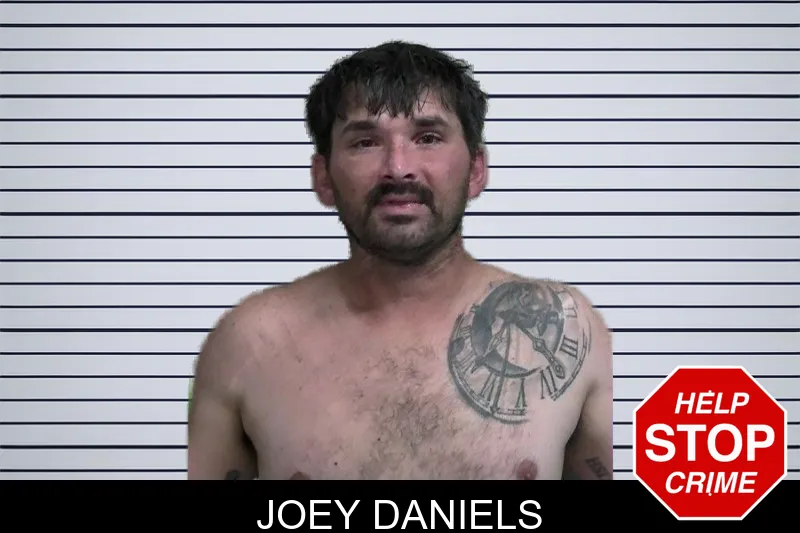 Joey Daniels mugshot