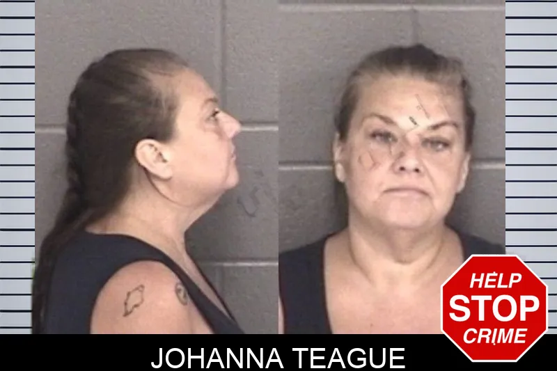 Johanna Teague mugshot