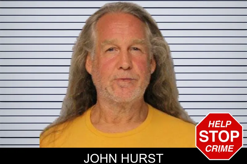 John Hurst mugshot