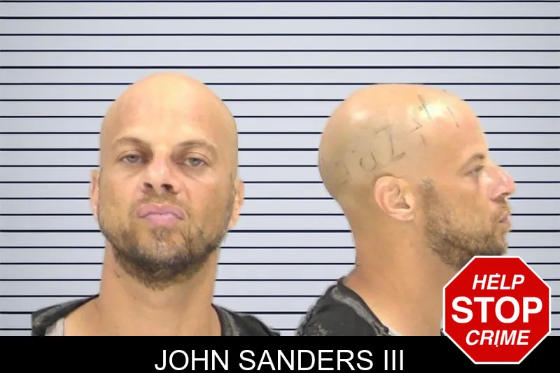 John Sanders III mugshot