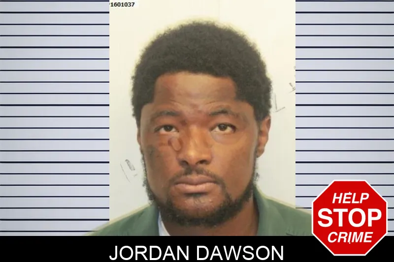 Jordan Dawson mugshot