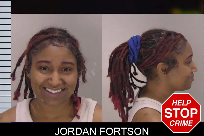 Jordan Fortson mugshot