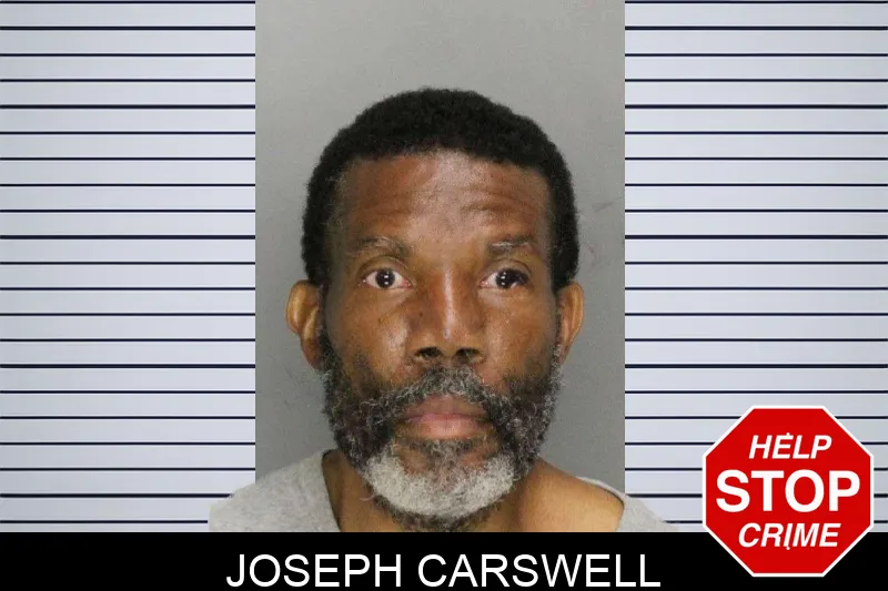 Joseph Carswell mugshot