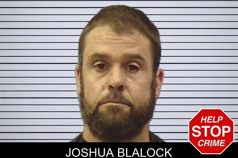 Joshua Blalock mugshot