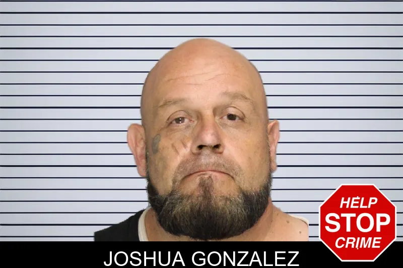 Joshua Gonzalez mugshot