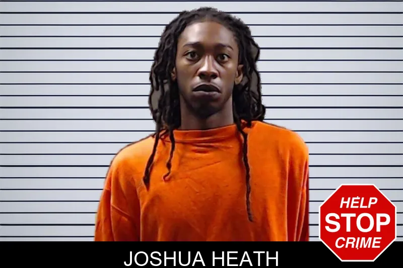 Joshua Heath mugshot