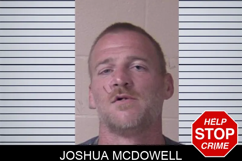 Joshua McDowell mugshot