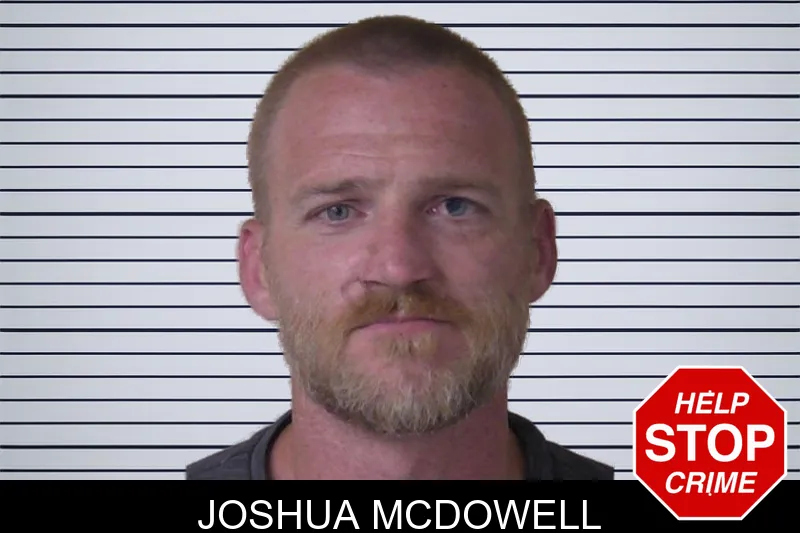 Joshua McDowell mugshot