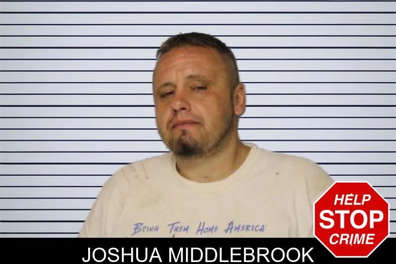 Joshua Middlebrook mugshot