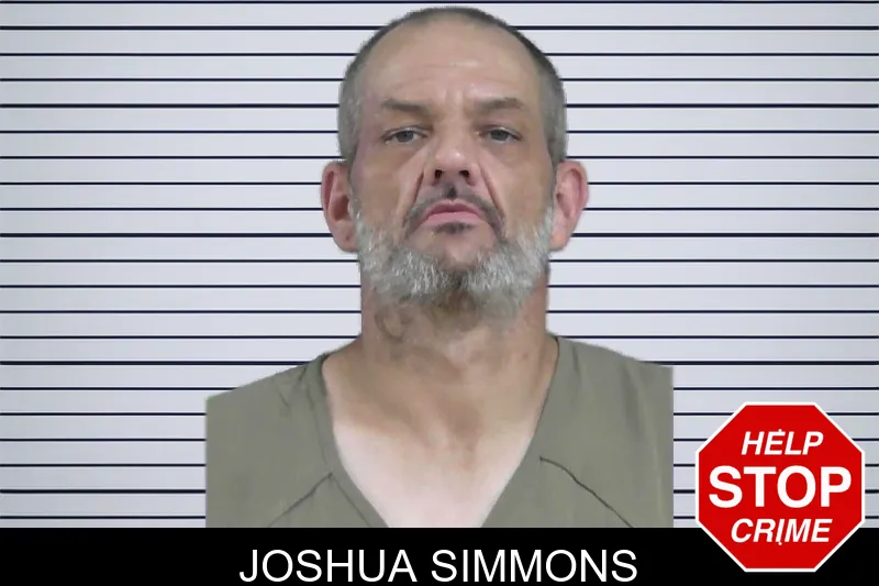 Joshua Simmons mugshot