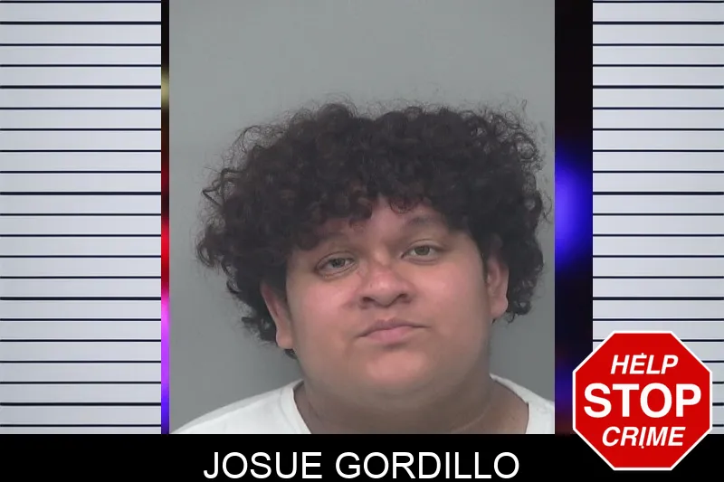 Josue Gordillo mugshot