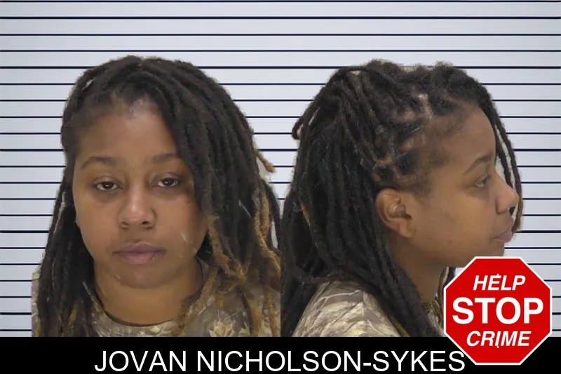 Jovan Nicholson-Sykes mugshot