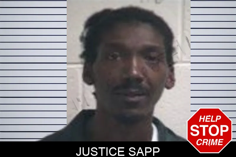 Justice Sapp mugshot