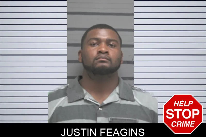 Justin Feagins mugshot