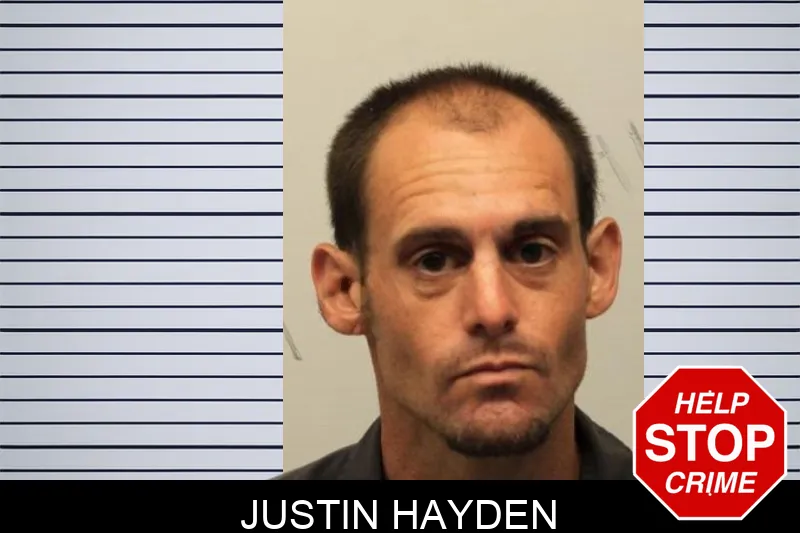 Justin Hayden mugshot