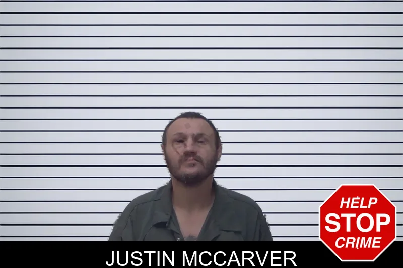 Justin McCarver mugshot