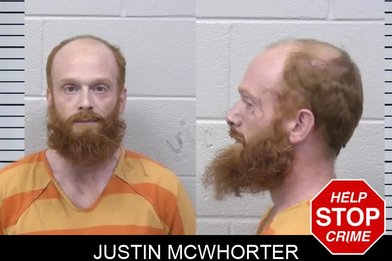 Justin McWhorter mugshot