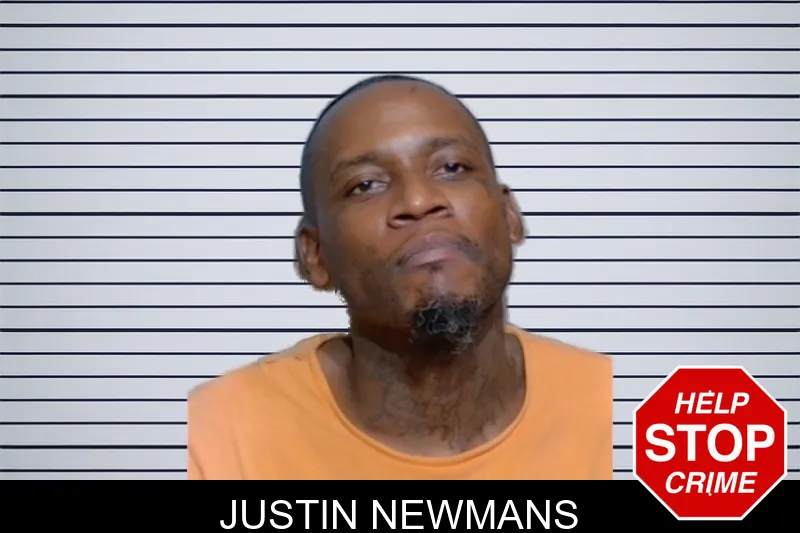 Justin Newmans mugshot