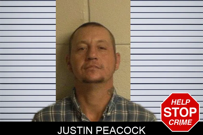 Justin Peacock mugshot