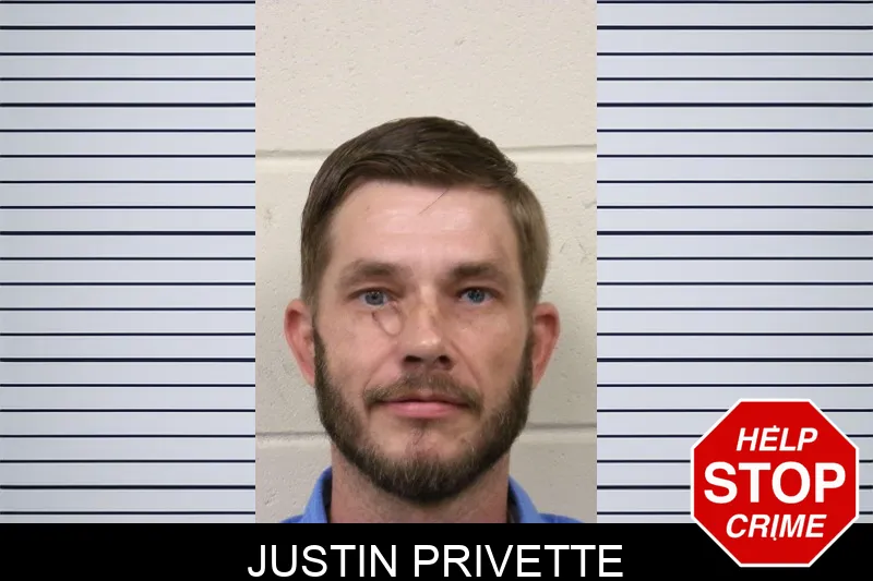 Justin Privette mugshot